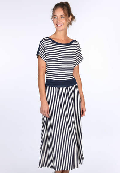 Kleid Hludari stripe - navy