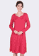 Kleid Eilini Ethno  - rubin
