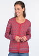 Strickjacke Renee Circles - rubin