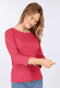3/4-Arm-Shirt Pippita  - cerise