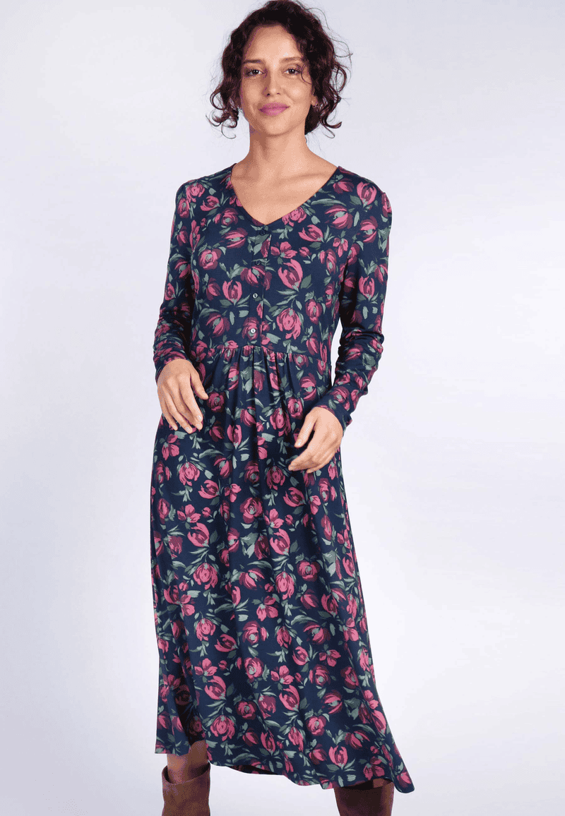 Kleid Armellie rose - navy