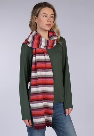 Strickschal Salma multi - wine
