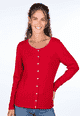 Strickjacke Natascha - rubin