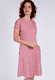 Kleid Meghan spring feather - magenta