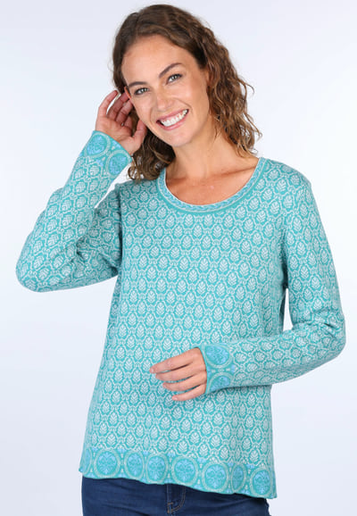 Strickpullover Josefine - mermaid