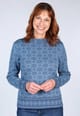 Strickpullover Dorit Nordic  - ink
