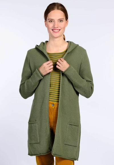 Strickjacke Uta - olive