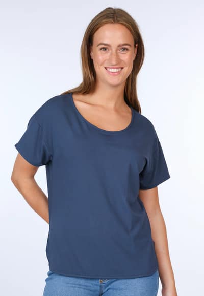T-Shirt Betzi solid - navy