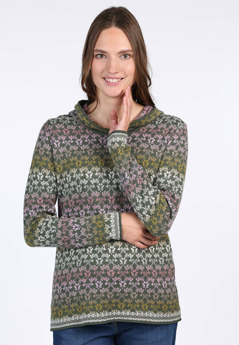 Strickpullover Minnie shades - thyme