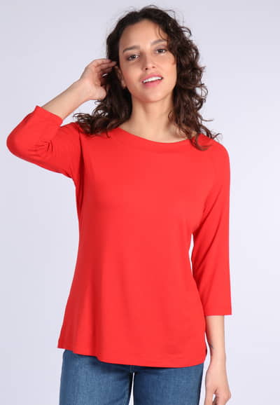 Shirt Zoa - burnt orange
