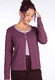 Strickjacke Liesel - plum