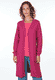 Strickmantel Emma - raspberry
