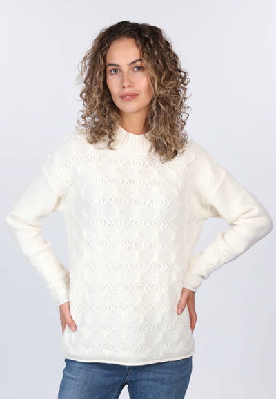 Strickpullover Lara  - ivory