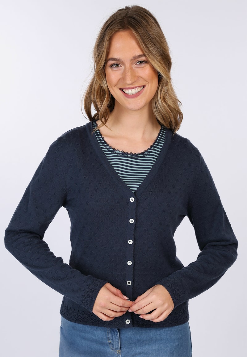 Strickjacke Amily  - navy