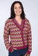 Strickjacke Toniette  - red wine