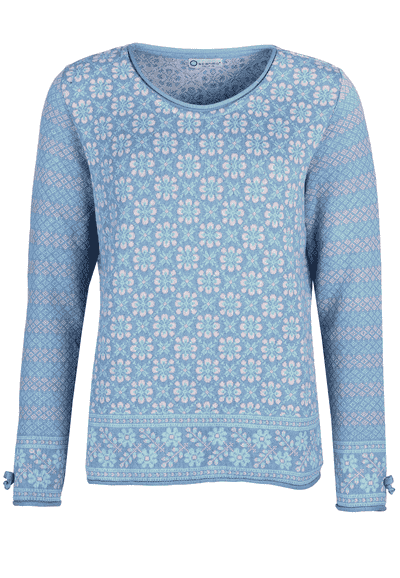 Strickpullover Maja Ferno - swedish blue