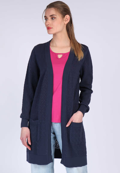 Strickmantel Viola - navy