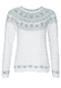 Strickpullover Tony fair isle - ivory