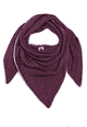 Dreieckstuch Elisabeth Delicat - plum