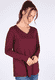 Langarmshirt Adisa  - dark grape