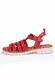 Riemchensandale Clerina - cerise
