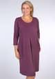 Kleid Jola solid - plum
