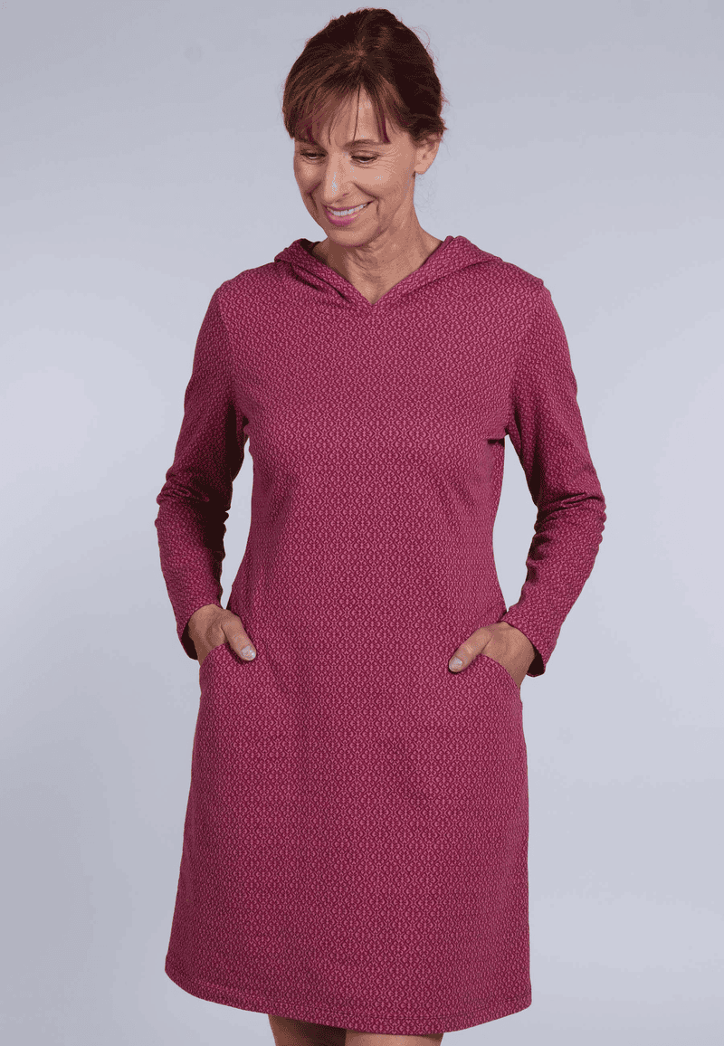 Kleid Tiril Nordic - burgundy 