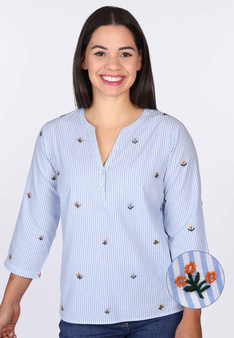 Bluse Ameliah - baby blue