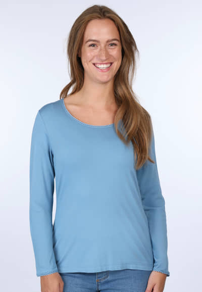 Langarmshirt Philia - swedish blue
