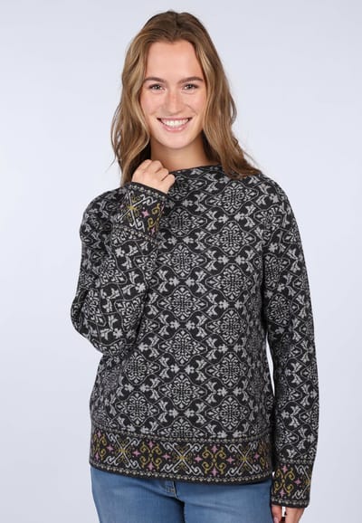 Strickpullover Dorita  - ebony