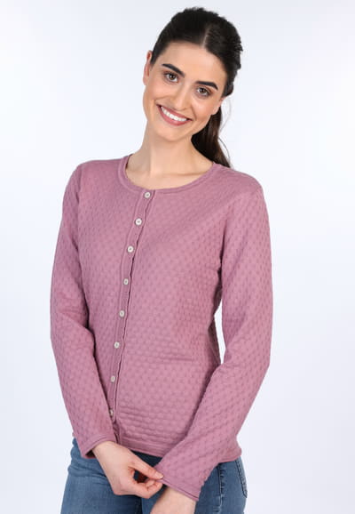 Strickjacke Lele  - dusty orchid
