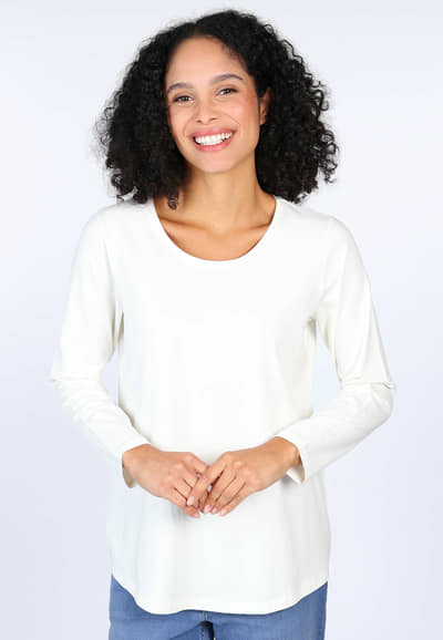 Langarmshirt Nore - ivory