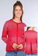 Strickjacke Kadir gradient  - rubin