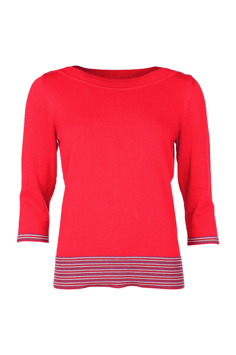 knitted sweater Camilista - red