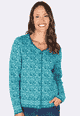 Strickjacke Hedie  - ocean