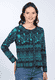 Strickjacke Kadir borders  - navy