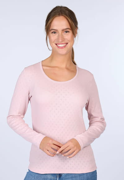 Langarmshirt Malin - rose