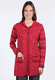 Strickmantel Karli blossom  - wine