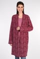 Strickmantel Birka ornament - purple