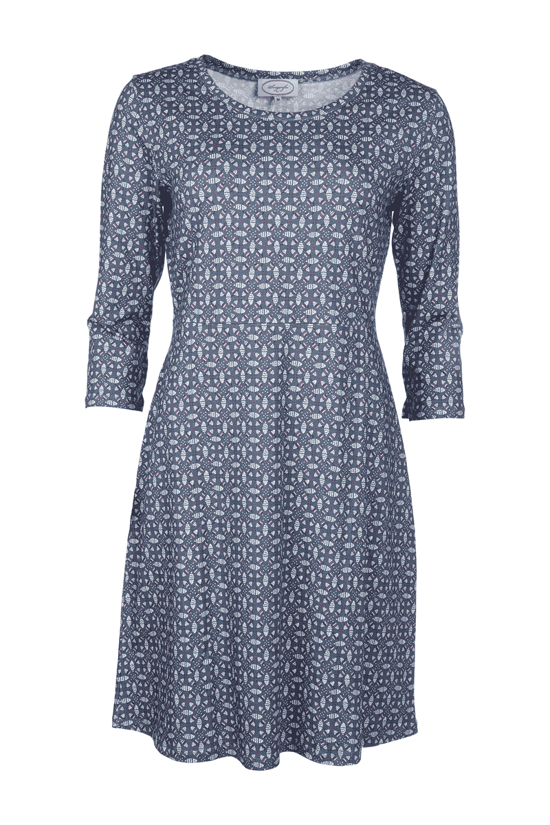 Dress Malita smoke in blau at Sorgenfri Sylt Online Shop