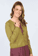 Strickjacke Valea  - green moss