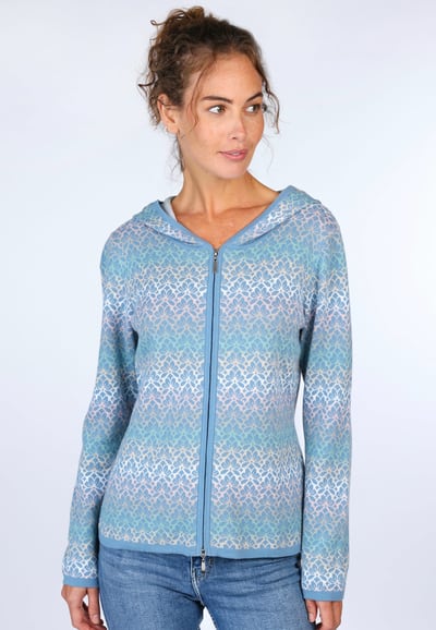 Strickjacke Katleen - swedish blue