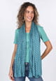 Schal Leja tulip  - turquoise