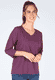 3/4-Armshirt Hellena - plum