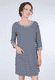 Kleid Tola stripe - navy