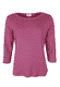 3/4-Arm-Shirt Pitta stripe  - deep purple