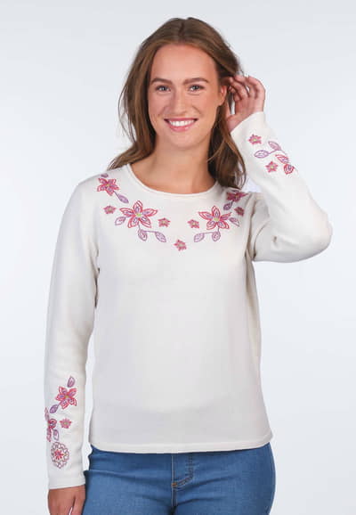 Strickpullover Iby - ivory