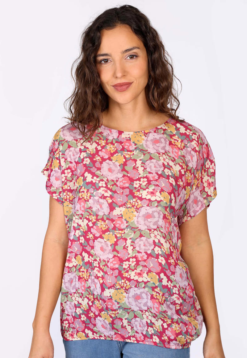 Bluse Meren - cerise