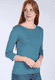 3/4-Arm-Shirt Pipitta - deep ocean