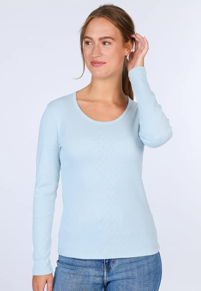 Langarmshirt Malin - light blue